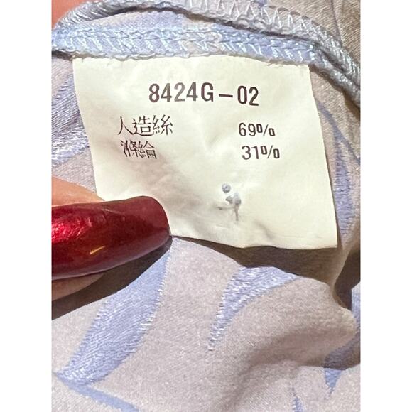 ELINA CREATEUR Women’s DRESS Lilac Two Tone Iridescent Stretch Fabric SIZE 7 - Picture 8 of 11